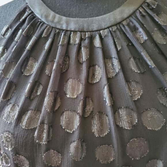 JONES&CO. BLACK COCKTAIL RUFFLE TIERED KNEE-LENGTH HALTER NECK DRESS ( SIZE 10 ) - Picture 5 of 11